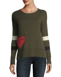 Lisa Todd Plus Size Heartthrob Cotton-Cashmere Sweater at Neiman Marcus